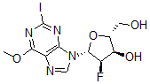 CAS#: 150863-85-7, (2R,3R,4R,5R)-4-Fluoro-2-(Hydroxymethyl)-5-(2-Iodo-6-Methoxypurin-9-Yl)Oxolan-3-Ol