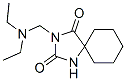 CAS#: 15089-99-3, 3-[(Diethylamino)Methyl]-1,3-Diazaspiro[4.5]Decane-2,4-Dione