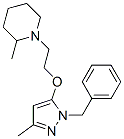 CAS#: 15090-10-5, 1-[2-[(1-Benzyl-3-Methyl-1H-Pyrazol-5-Yl)Oxy]Ethyl]-2-Methylpiperidine