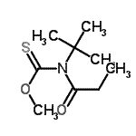 CAS#: 150968-23-3, O-Methyl (2-Methyl-2-Propanyl)Propionylcarbamothioate
