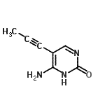 CAS 登录号：151091-68-8， 6-氨基-5-(1-丙炔-1-基)-2(1H)-嘧啶酮