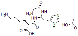 CAS#: 151142-89-1, Glycyl-histidyl-omega(NHCO)lysine monoacetate