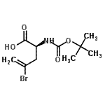 CAS#: 151215-34-8, (2S)-4-Bromo-2-({[(2-Methyl-2-Propanyl)Oxy]Carbonyl}Amino)-4-Pentenoic Acid