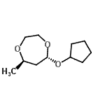 CAS#: 151294-18-7, (5R,7R)-5-(Cyclopentyloxy)-7-Methyl-1,4-Dioxepane