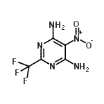 CAS 登录号：1513-74-2， 5-硝基-2-(三氟甲基)-4,6-嘧啶二胺