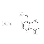 CAS#: 151328-20-0, 8-Methoxy-3,4-Dihydro-2H-1,4-Benzoxazine Hydrochloride (1:1)