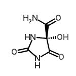 CAS#: 151359-26-1, (4R)-4-Hydroxy-2,5-Dioxo-4-Imidazolidinecarboxamide