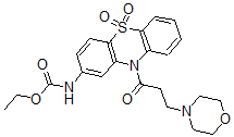 CAS#: 151391-67-2, Ethyl N-[10-(3-Morpholin-4-Ylpropanoyl)-5,5-Dioxophenothiazin-2-Yl]Carbamate