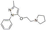 CAS#: 15150-36-4, 3-Methyl-1-Phenyl-5-[2-(1-Pyrrolidinyl)Ethoxy]-1H-Pyrazole