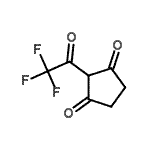 CAS 登录号：151582-19-3， 2-(三氟乙酰基)-1,3-环戊烷二酮