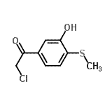 CAS 登录号：151792-80-2， 2-氯-1-[3-羟基-4-(甲硫基)苯基]乙酮