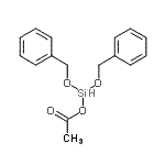 CAS 登录号：151837-46-6， 二(苄氧基)硅烷基乙酸酯