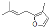 CAS#: 15186-51-3, 2-(3-Methyl-2-Butenyl)-3-Methylfuran
