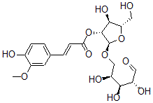 CAS#: 152040-94-3, [(2R,3R,4S,5S)-4-Hydroxy-5-(Hydroxymethyl)-2-[(2S,3S,4R)-2,3,4-Trihydroxy-5-Oxopentoxy]Oxolan-3-Yl] (E)-3-(4-Hydroxy-3-Methoxyphenyl)Prop-2-Enoate