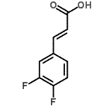 CAS 登录号：152152-17-5， (2E)-3-(3,4-二氟苯基)丙烯酸