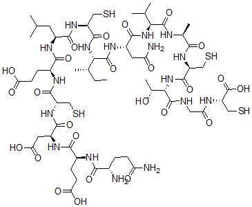 CAS 登录号：152175-68-3， 1-L-谷氨酰胺-2-L-谷氨酸-3-L-天冬氨酸-6-L-亮氨酸-8-L-异亮氨酸-9-L-天冬氨酰胺-10-L-缬氨酸-鸟苷蛋白(小鼠还原)