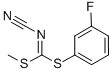 CAS 登录号：152382-01-9， 氰基二硫代亚氨酸 3-氟苯基甲基酯
