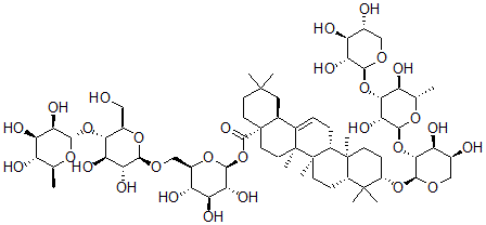 CAS 登录号：152407-00-6， Sieboldianoside B