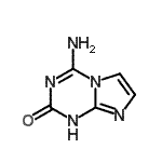 CAS 登录号：152468-49-0， 4-氨基-1H-咪唑并[1,2-e][1,3,5]三嗪-2-酮