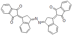 CAS#: 15255-40-0, 2-[(3Z)-3-[(Z)-[3-(1,3-Diketoindan-2-ylidene)indan-1-ylidene]hydrazono]indan-1-ylidene]indane-1,3-quinone