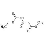 CAS 登录号：152574-59-9， 甲基3-[(乙氧羰基)氨基]-3-氧代丙酸酯