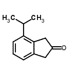 CAS 登录号：152685-99-9， 4-异丙基-1,3-二氢-2H-茚-2-酮