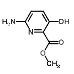 CAS 登录号：152824-35-6， 甲基6-氨基-3-羟基-2-吡啶羧酸酯