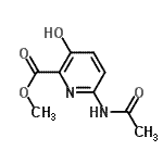 CAS 登录号：152824-40-3， 甲基6-乙酰氨基-3-羟基-2-吡啶羧酸酯