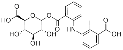 CAS#: 152832-30-9, (2S,3S,4S,5R,6S)-6-[2-[(3-Carboxy-2-Methylphenyl)Amino]Benzoyl]Oxy-3,4,5-Trihydroxyoxane-2-Carboxylic Acid
