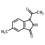 CAS 登录号：152839-61-7， 1-乙酰基-5-甲基-1,2-二氢-3H-吲唑-3-酮