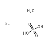 CAS 登录号：15292-44-1， 钪-硫酸水合物(1:1:1)