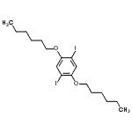CAS#: 153033-31-9, 1,4-Bis(Hexyloxy)-2,5-Diiodobenzene