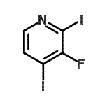 CAS#: 153035-06-4, 3-Fluoro-2,4-Diiodopyridine