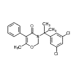 CAS#: 153197-14-9, 3-[2-(3,5-Dichlorophenyl)-2-Propanyl]-6-Methyl-5-Phenyl-2,3-Dihydro-4H-1,3-Oxazin-4-One