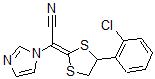 CAS 登录号：153222-93-6， (2E)-2-[4-(2-氯苯基)-1,3-二噻戊环-2-亚基]-2-咪唑-1-基乙腈