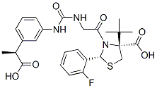 CAS 登录号：153242-02-5， (2R,4R)-4-叔丁基-2-(2-氟苯基)-3-[2-[[3-[(2S)-1-羟基-1-氧代丙烷-2-基]苯基]氨基甲酰氨基]乙酰基]-1,3-噻唑烷-4-羧酸