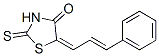 CAS 登录号：15328-87-7， 5-(3-苯基-2-丙烯亚基)-2-硫代-4-噻唑烷酮