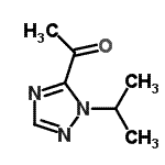 CAS 登录号：153334-26-0， 1-(1-异丙基-1H-1,2,4-三唑-5-基)乙酮