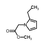 CAS 登录号：153396-66-8， 甲基(2-乙基-1H-吡咯-1-基)乙酸酯