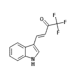 CAS 登录号：153532-01-5， (3E)-1,1,1-三氟-4-(1H-吲哚-3-基)-3-丁烯-2-酮
