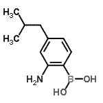 CAS 登录号：153624-54-5， (2-氨基-4-异丁基苯基)硼酸