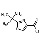 CAS 登录号：153683-97-7， 2-(2-甲基-2-丙基)-1,3-恶唑-4-甲酰氯