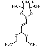 CAS 登录号：153737-25-8， 2-[(1E)-3,3-二乙氧基-1-丙烯-1-基]-4,4,5,5-四甲基-1,3,2-二氧硼戊环