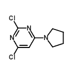 CAS#: 154117-92-7, 2,4-Dichloro-6-(1-Pyrrolidinyl)Pyrimidine