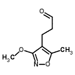 CAS#: 154229-60-4, 3-(3-Methoxy-5-Methyl-1,2-Oxazol-4-Yl)Propanal