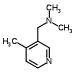 CAS#: 154267-49-9, N,N-Dimethyl-1-(4-Methyl-3-Pyridinyl)Methanamine