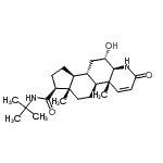 CAS#: 154387-62-9, (4aR,4bS,6aS,7S,9aS,9bS,11S,11aS)-11-Hydroxy-4A,6A-Dimethyl-N-(2-Methyl-2-Propanyl)-2-Oxo-2,4A,4B,5,6,6A,7,8,9,9A,9B,10,11,11A-Tetradecahydro-1H-Indeno[5,4-f]Quinoline-7-Carboxamide