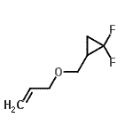 CAS 登录号：154413-34-0， 2-[(烯丙氧基)甲基]-1,1-二氟环丙烷