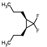 CAS 登录号：154413-36-2， (2R,3S)-1,1-二氟-2,3-二丙基环丙烷