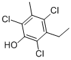 CAS 登录号：15460-04-5， 2,4,6-三氯-3-乙基-5-甲基-苯酚